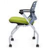 Silla de Oficina Ika - Apilable con Ruedas Verde