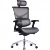 Silla de Oficina Yves - Ejecutiva Ergonómica - Gris