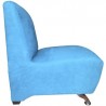 Sillón Indivudial, Vintage Home Designe, Europe, Tapizado Suede- Azul Turquesa