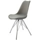 Juego De 2 Sillas Estilo Eames Color Gris Modelo PAREAM133 Gris - Envío Gratuito