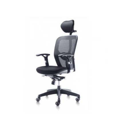 Silla ERGOmobiliario ERGO5260 Sillon Ergonomico BARI C - Negro - Envío Gratuito