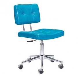 Silla de oficina marca Zuo modelo Series - azul  100238 - Envío Gratuito