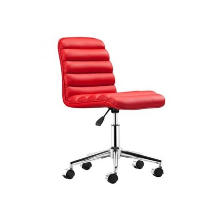 Silla de oficina marca Zuo modelo Admire - roja , 205712 - Envío Gratuito