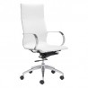 Silla de oficina marca Zuo modelo Glider - blanco / 100372