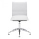 Silla de oficina marca Zuo modelo Glider (conferencia) - blanca / 100378 - Envío Gratuito