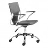 Silla de oficina marca Zuo modelo Trafico - negra , 205181
