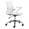 Silla de oficina marca Zuo modelo Trafico - blanca / 205182