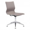 Silla de oficina marca Zuo modelo Glider (conferencia) - cafe claro / 100379