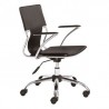 Silla de oficina marca Zuo modelo Trafico - espresso / 205183