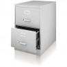 Archivero Metálico Hirsh de 2 Gavetas Oficio 14114 Gris