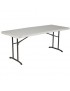 Mesa Rectangular Plegable al Centro LIFETIME 1.83 Mts x 76 Cms, Grado Comercial