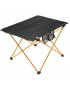 Louiwill Tabla Acampa Plegable Portátil Ultraligero De Picnic Senderismo Montañismo Tabla Con Bolsa De Transporte, Oro