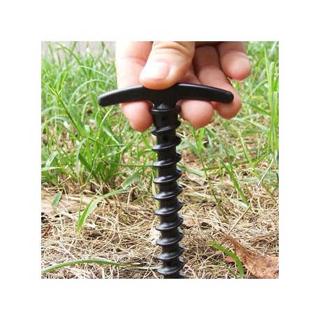 5pcs Tornillo De Plástico En El Toldo De Camping Al Aire Libre Stakes Clavo Espiral Tienda De Clavijas Pins - Envío Gratuito