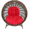 Sillón Lounge H & G España 2013138L1 1 Pza-Bronce/Rojo