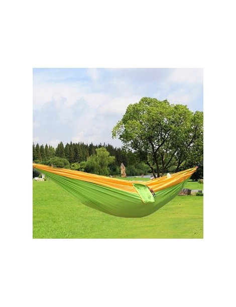 Hamaca portátil paracaídas de tela de nylon para dos acampa persona amante de los viajes de la familia al aire libre - Envío Gra