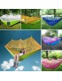 Portátil De Una Sola Persona Mosquito Net Hamaca Cama Colgante Para Viajes De Camping-verde