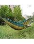 Portátil de tela de nylon de paracaídas hamaca para dos persona amante de la familia al aire libre