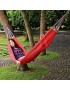 Acampar al aire libre Patio columpio portátil plegable sola persona Algodón Hamaca Red
