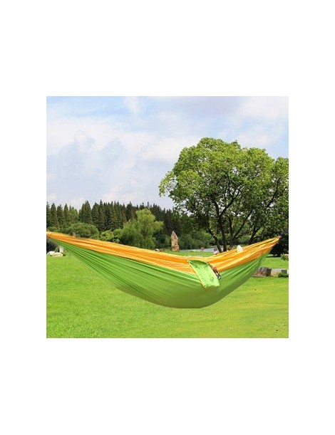 Portátil de tela de nylon de paracaídas hamaca para dos persona amante de la familia al aire libre - Envío Gratuito