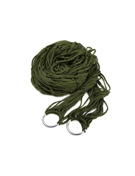 270 x 80 cm de nylon portable colgante de la hamaca del acoplamiento de excursión la caza Army green - Envío Gratuito