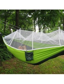 Persona sola portátil paracaídas Tela Mosquitera hamaca de interior al aire libre Uso - Envío Gratuito