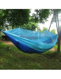 Persona sola portátil paracaídas Tela Mosquitera hamaca de interior al aire libre Uso - Envío Gratuito