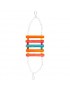 Multicolor Bird Swing Puente Colgante De Madera Hamaca De Pájaro Hamaca Para Parrot Parakeet Cockatiel Budgie Lovebird Pet Bird