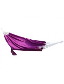 MagiDeal Viajes Portátil Al Aire Libre Para Acampar Colgando Hamaca Cama Para Dormir W , Saco Morado - Envío Gratuito