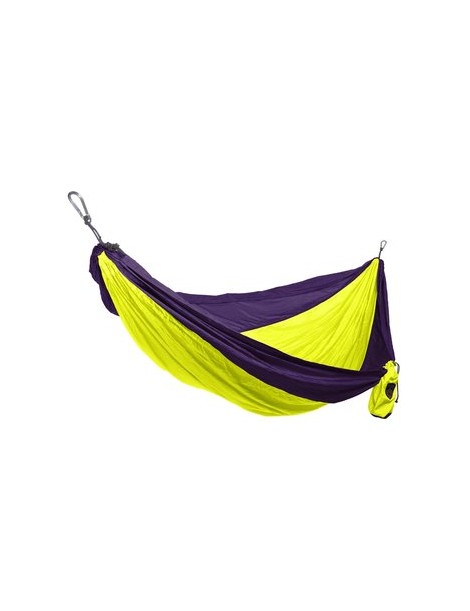 Hamaca Individual de tela de paracaídas Nylon Color Neon/Morado - Envío Gratuito