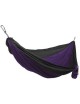 Hamaca Individual de tela de paracaídas Nylon Color Morado oscuro/negro - Envío Gratuito