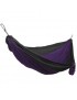 Hamaca Individual de tela de paracaídas Nylon Color Morado oscuro/negro