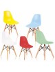 Silla Infantil Vitrozi Eames Woody Amarilla - Envío Gratuito