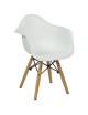 Silla Infantil Vitrozi Eames Woody C/Brazo Blanca - Envío Gratuito