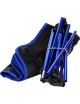 Silla portátil aérea de aleación de aluminio plegable de la playa - Negro mas Azul - Envío Gratuito