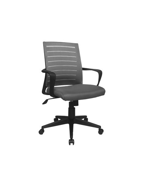 Silla de Oficina Zion - Semi Ejecutiva Ergonómica Gris - Envío Gratuito