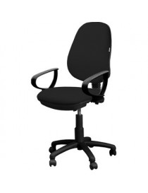 Silla Operativa Comfort Analista - con Brazos Negro - Envío Gratuito