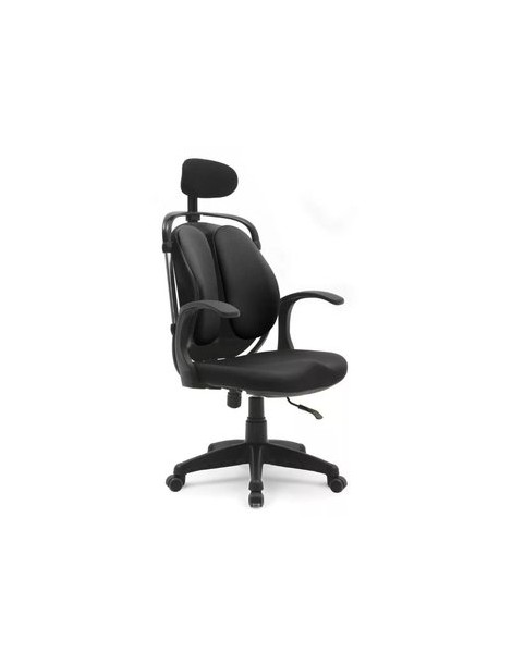 Silla Ejecutiva Moderna Ergonomica Con Riñonera Colores Negro Negro - Envío Gratuito