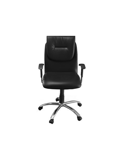 Sillón Semi Ejecutivo Status - Tactopiel Negro - Envío Gratuito