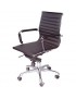 Silla De Oficina Mobilier Replica Aluminium Low Back-Negro
