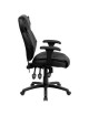 Muebles alta silla de oficina ejecutiva piel vuelta negra con paleta Triple Control de Flash - Envío Gratuito