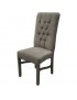 Silla Capitonada Hesper De Fabou Muebles - Gris