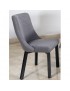 Silla Para Comedor DIMMSA SAVONA Acero Pintado Tapizado En Tela - Gris Oxford