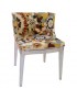 Silla de Comedor Poliprepilene Frankfrut Tapiz de Tela-Multicolor