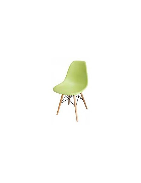 Silla De Comedor Mobilier Replica Eames Lady-Verde - Envío Gratuito