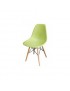 Silla De Comedor Mobilier Replica Eames Lady-Verde