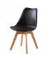 4 Sillas para Comedor tipo Frankfurt Negro - Muebilia