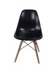 Set 2 Silla Moderna Decorativa De Comedor Eiffel Negro Fancierstudio - Envío Gratuito