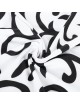 Cubierta de la Silla Spandex Stretch Washable Chair Cover-Negro y Blanco - Envío Gratuito