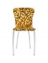 Cubierta de la Silla Spandex Stretch Washable Chair Cover-Amarillo y Negro
