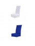 Funda De Poliéster De Color Sólido Blanc mas Poliéster Color Sólido Comedor Spandex